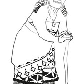 Раскраска Моана Тала (бабушка Моаны)