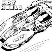 Раскраска Хот Вилс (Hot Wheels)