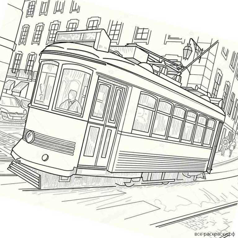 Картины по номерам – трамваи