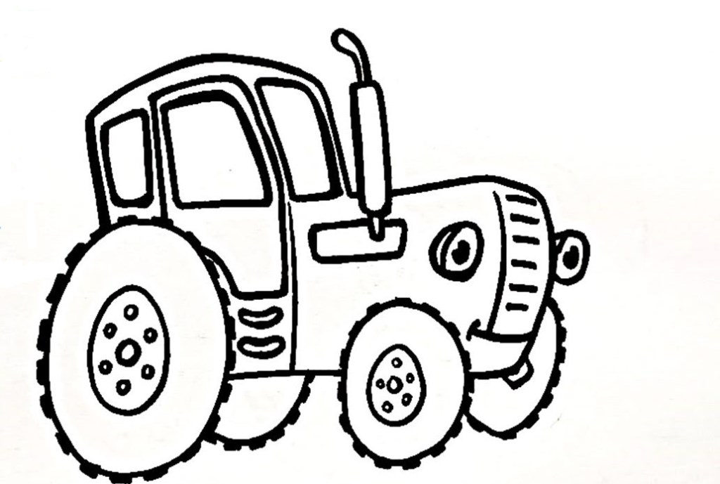 Раскраска А4, 8 листов Проф-Пресс Только тракторы - с доставкой в интернет-магазине Бумага-С